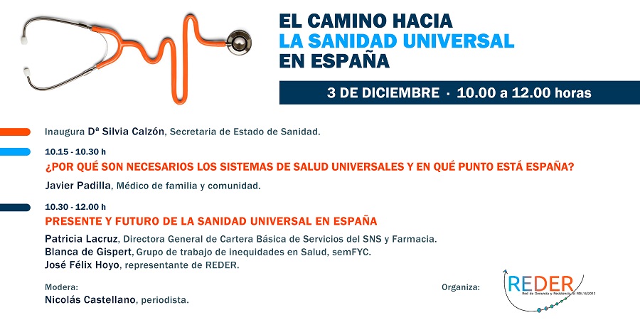 Evento online: El camino hacia la sanidad universal en España