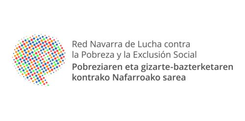 Logo de Red Navarra de Lucha contra la Pobreza y la Exclusión Social / Nafarroako Pobreziaren eta Gizarte Bazterketaren kontrako Sarea
